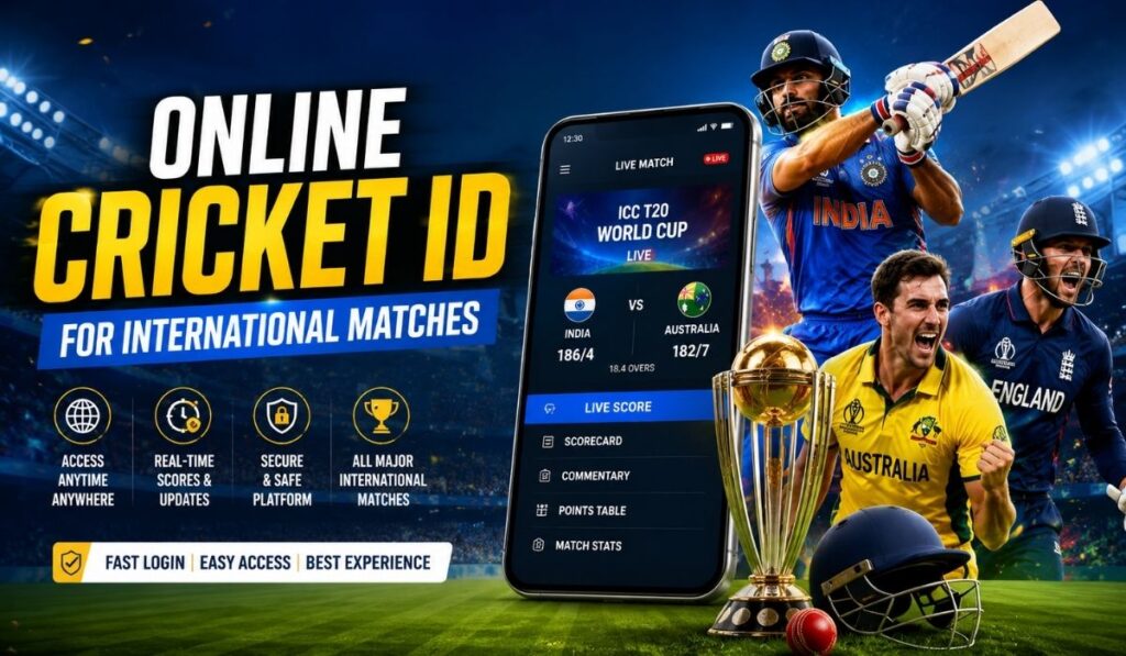 Online Cricket ID for International Matches