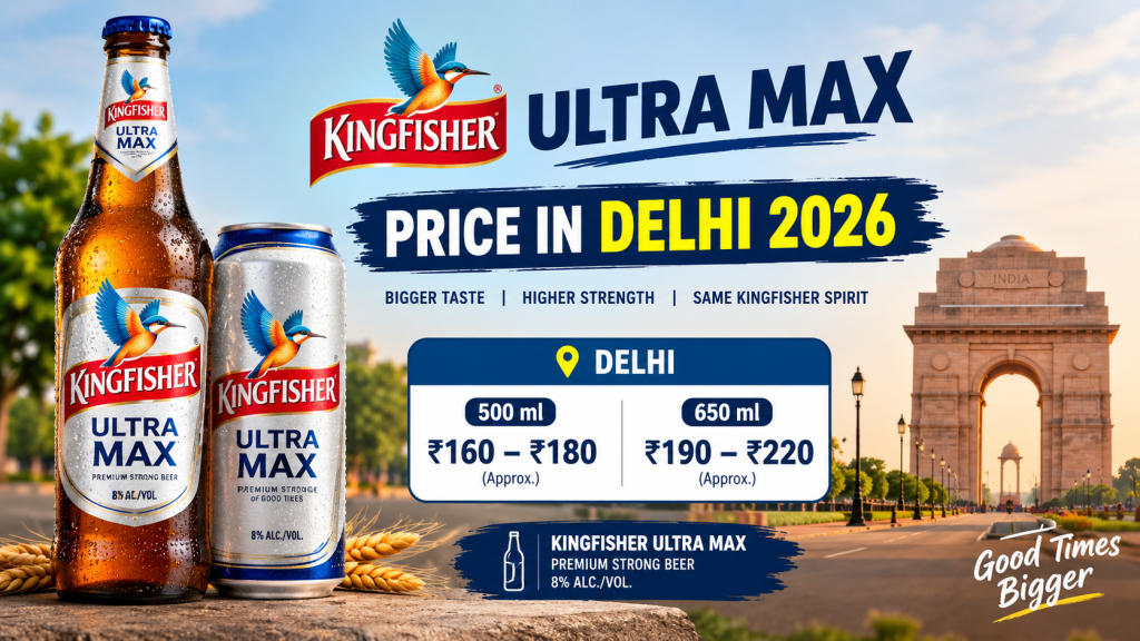Kingfisher Ultra Max Price in Delhi 2026